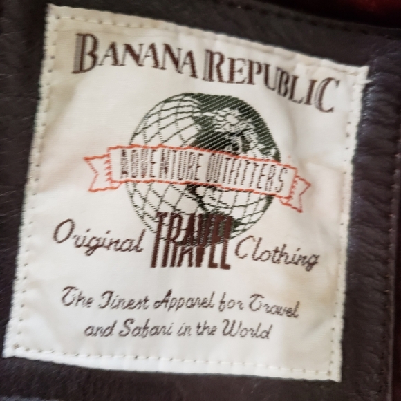 Aviator Bomber Jacket VINTAGE Banana Republic - Picture 7 of 12